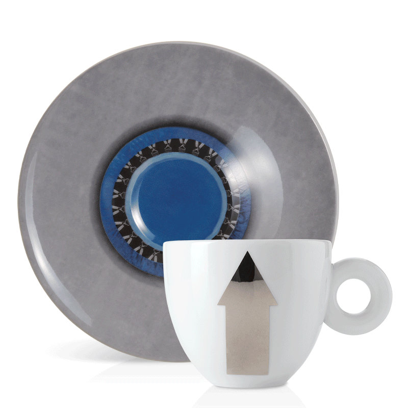 Set de 2 tazas de cappuccino: la illy Art Collection para la Biennale 2022
